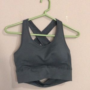 Alphalete Vault Bra - Charcoal